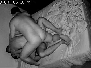 This hotel room orgy with gay amateurs doing bareback fetish fun got caught