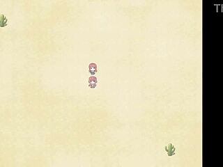 Best Friend Flashes Tits In Harem Game, Causing Intense Cum Twice