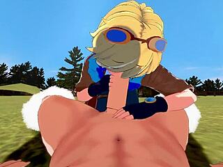 ezreal and braum get wild in league of legends yaoi