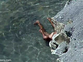 I watch this beach couple having sex part 2 with errors