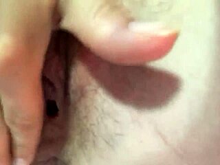 milking and self-pleasure on the bed