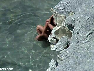 I watch this beach couple having sex part 2 with errors