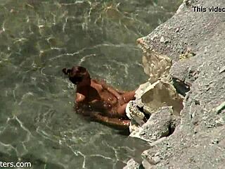 I watch this beach couple having sex part 2 with errors