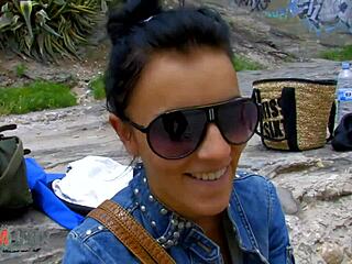 Breed Her Hard Pussy On A Spanish Public Beach!