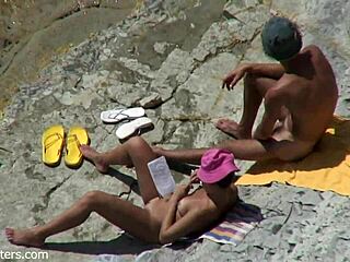 I watch this beach couple having sex part 2 with errors