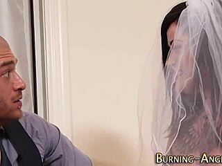 tattooed bride gets slammed hard on her big day.