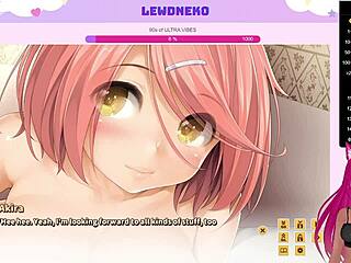 Vtuber LewdNeko Plays Love Cubed Part 8 With Huge Tits And Creampie!