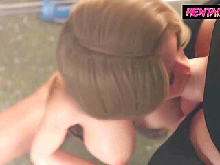 feeling the intense creampie in this 3d hentai milf scene