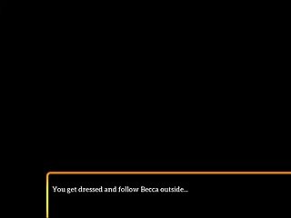 redhead with small tits bent over for doggystyle monster cock