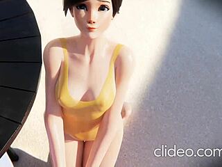 widow tracer says, 'beach threesome fun'