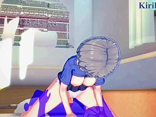 i can't believe hana uzaki and yanagi uzaki's intense sex in this hentai, it's so hot!