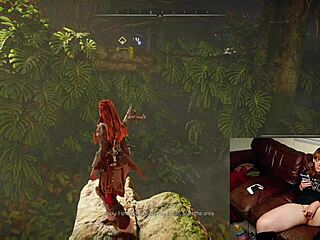 British Redhead Gamer Masturbates with Dildo, Gets Caught