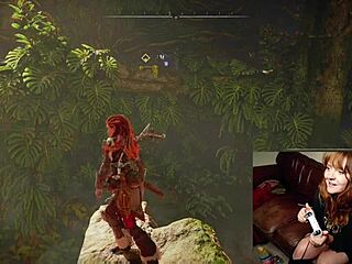 British Redhead Gamer Masturbates with Dildo, Gets Caught