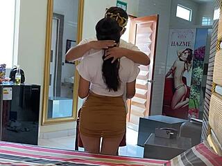 Sofia Blancona en una entrevista de casting peruana.