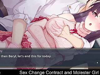 Exploring a sex change contract with an M girl in this game