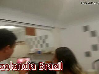 Blonde girlfriend messes up swing night.