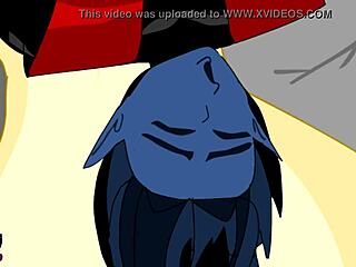 nightcrawler fails teleport in cartoon