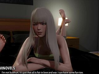 In Ripples 13, the sexy outfit gets ripped as the 3D anime character engages in intense action, contrasting innocence with raw desire.