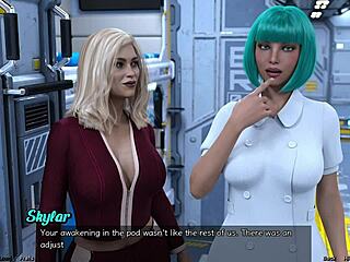 Stranded in space 3: milfs and teen 18+s compete in dating contest