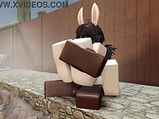 Bunny Bounces Like A Champ In Pov Creampie Game