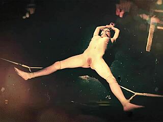 How Does Rope Bondage Teen Endure Slapping in Kinky Training?