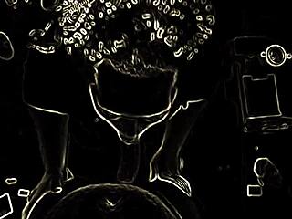 Bbw taking a big black dick