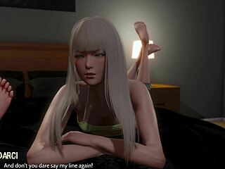 In Ripples 13, the sexy outfit gets ripped as the 3D anime character engages in intense action, contrasting innocence with raw desire.