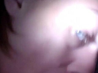 Best Late Night Head Ever White Hoe Busts Huge Nut on Big Black Cock