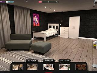 Redhead Milf in Lingerie Stars in 3D Cartoon Game Episode