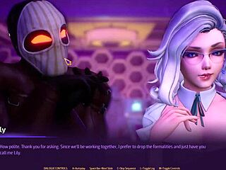 subverse episode 1 - hot robot in space sucking scene