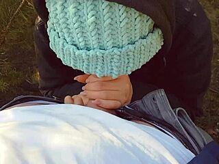 hot milf pulls up panties full of cum after creampie