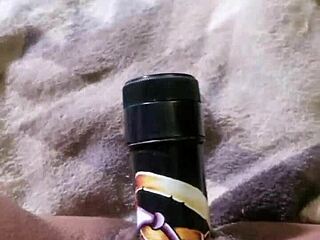 nybutterscotch's new toy with hubby, squirting close up.