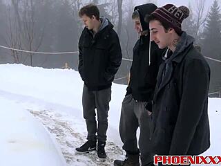 Туинкс Roscoe, Jimmy, Hunter в див тройка секс