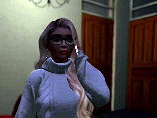 MissEmily23 and Kendall Plamer star in Scream 25 parody pounding.