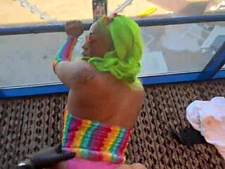 Wow! Moee Baby Twerks Ass With Gibby The Clown!