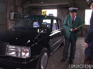 submissive japanese teen slut deepthroats and swallows cum in the car