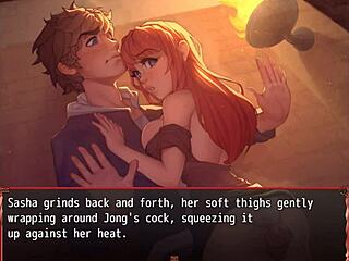 Best Thighjob Ever in Harem Hentai Game Ep 13! 😍