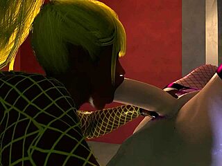 Gule og rosa futa kukjenter i het 69