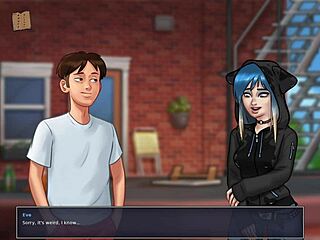 summertime saga 64 - cartoon game with big tits 😏