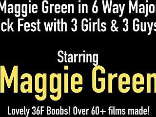 Is Maggie Green Ready For 6-Way Fuck Fest?