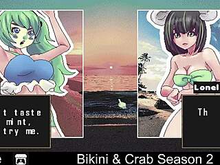 bikini striptease in crab game season 2