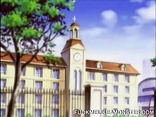 这个大奶动漫少女能承受她的小穴被蹂躏吗？