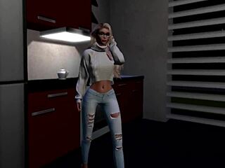 MissEmily23 and Kendall Plamer star in Scream 25 parody pounding.