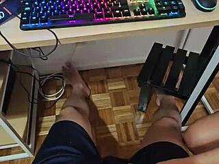 I went to my content editor, saw his penis, and couldn't resist fucking him