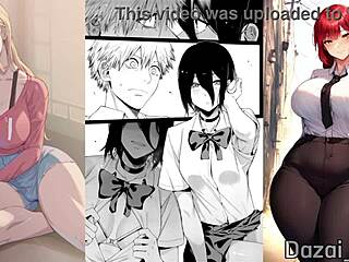 hey, chainsaw man has makima chaining denji in bondage 😏