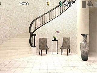 Complete Gameplay - My Cute Roommate 2 Blonde Slut Blowjob