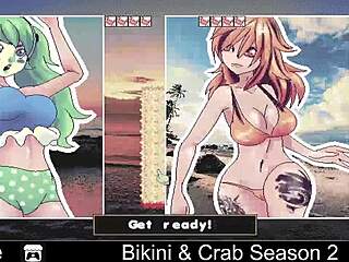 bikini striptease in crab game season 2