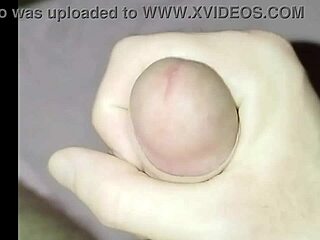 Young amateur plays with his dick solo.