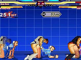 Chun-li's intense hentai cumshot scene