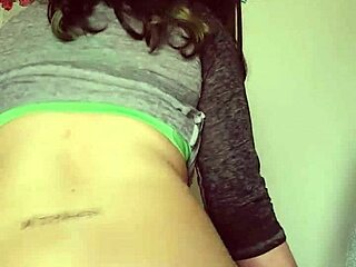 mexican beauty twerks naked, shaking that big latina ass.